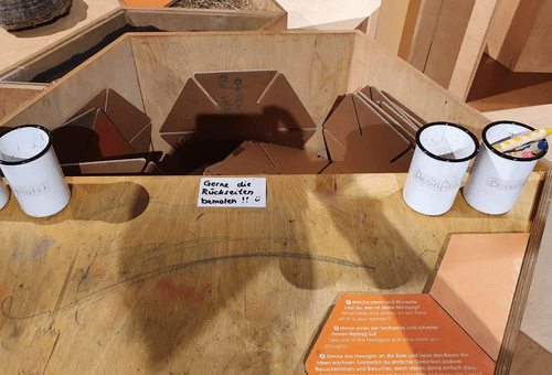 Bei Malspaß die eigenen Ideen einbringen können.